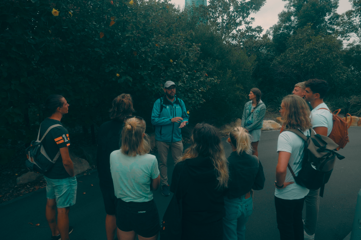 A group of people at an Aboriginal Cultural Tour Experience