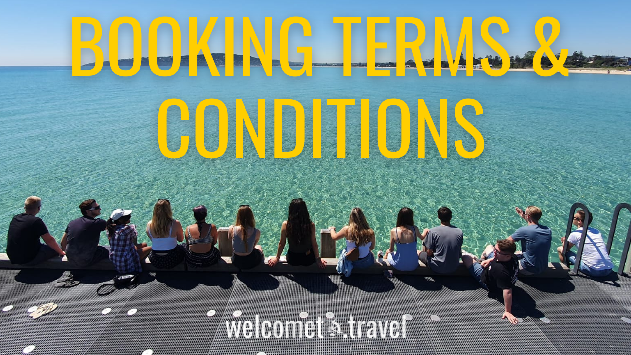 Booking Terms & Conditions - Welcome to Travel