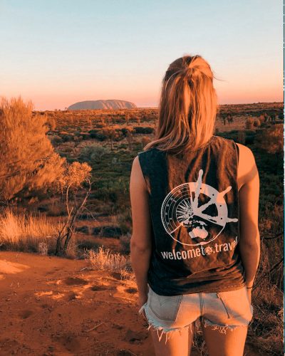 Charlotte Tiems Uluru - Welcome To Travel-singlet-ayers-rock