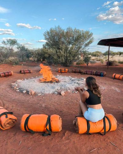 Solo-female-traveller-camping-Uluru-Red-Centre-Welcome-To-Travel