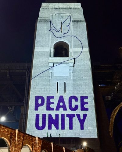 Luna Park Sydney New Years Eve Peace Unity